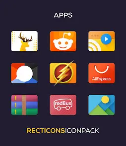 Recticons - Icon Pack - скриншот 4
