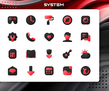 Red IconPack : LuXRed - скриншот 1