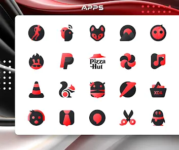 Red IconPack : LuXRed - скриншот 2