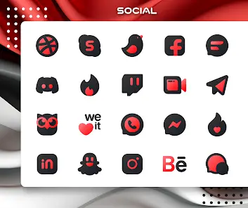 Red IconPack : LuXRed - скриншот 4