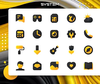 Yellow IconPack : LuXYellow - скриншот 2