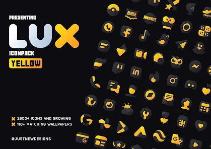 Yellow IconPack : LuXYellow - скриншот 6