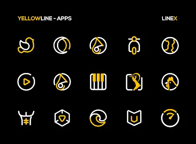 YellowLine Icon Pack : LineX - скриншот 6