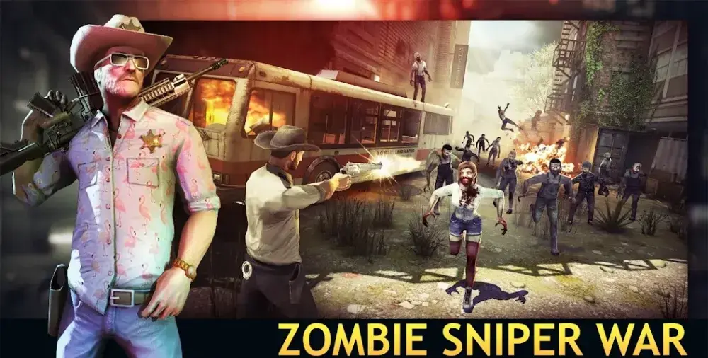 Last Hope Sniper - Zombie War - скриншот 6