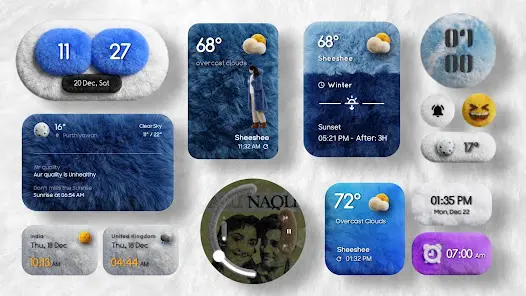 Fluffy OneUi Kwgt - скриншот 1