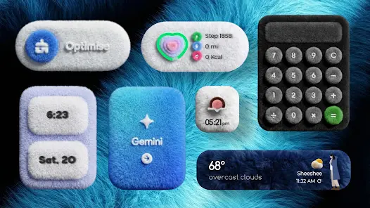Fluffy OneUi Kwgt - скриншот 2