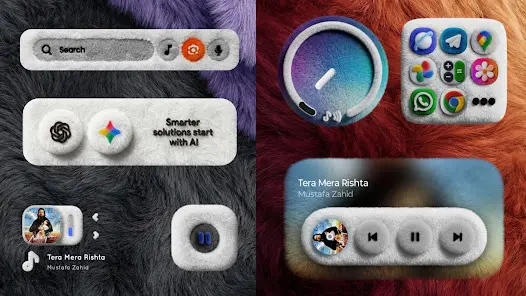 Fluffy OneUi Kwgt - скриншот 3