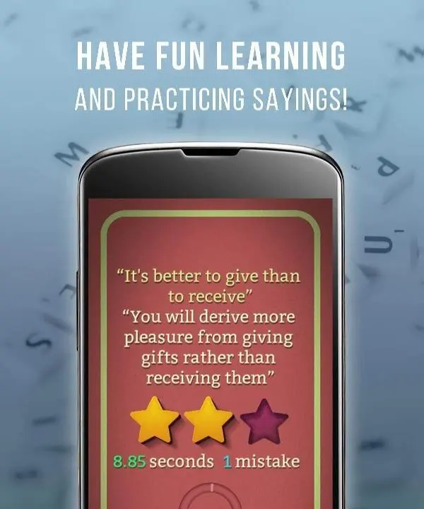 Learn English - Sayings Master Pro - скриншот 1