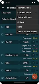 Shopping Calculator - скриншот 3