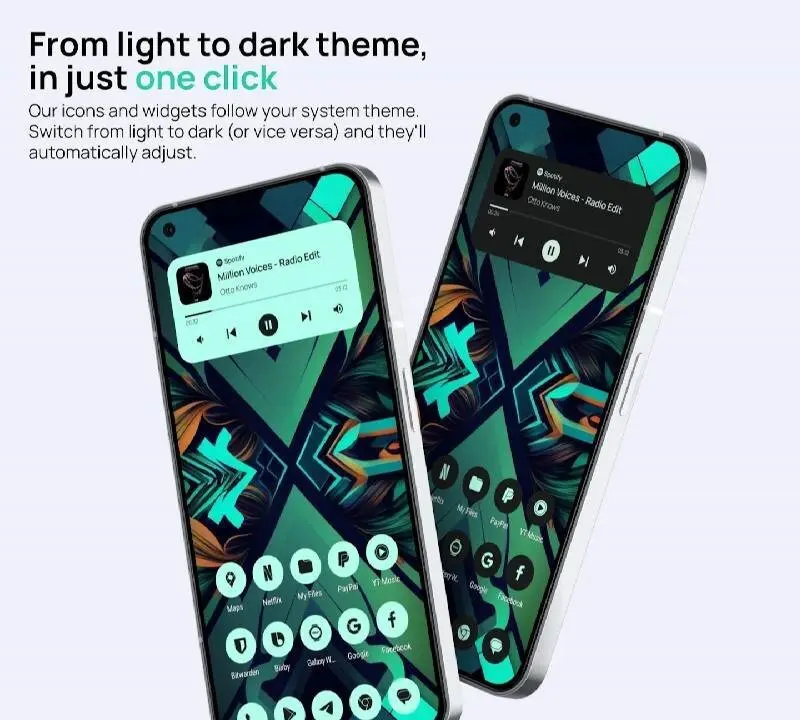 Lena Adaptive: Icon Pack - скриншот 3