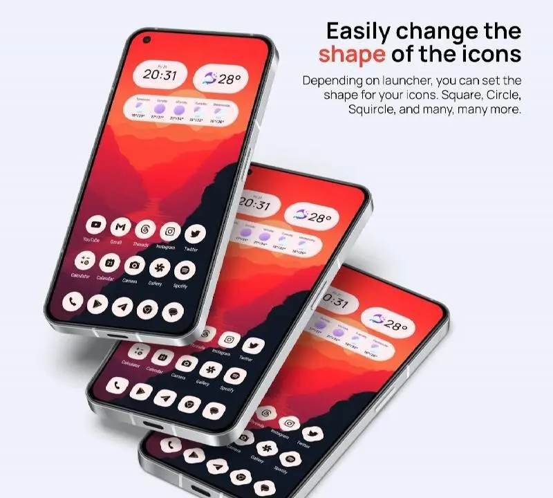 Lena Adaptive: Icon Pack - скриншот 4