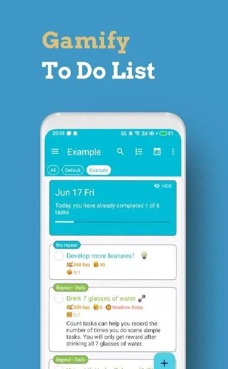 LifeUp: Gamify To-Do & Habit - скриншот 1