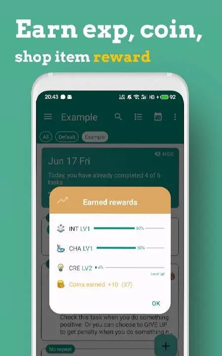 LifeUp: Gamify To-Do & Habit - скриншот 2