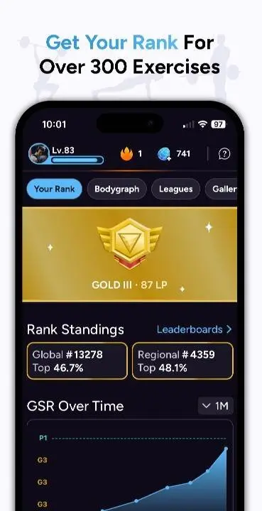Liftoff - Ranked Gym Workouts - скриншот 1