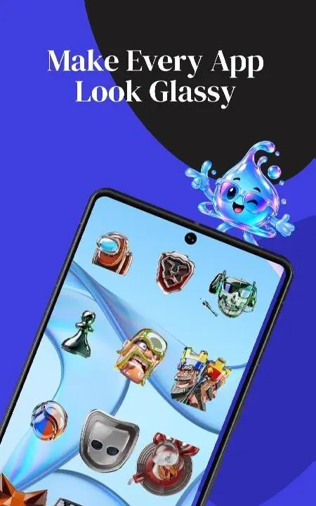 Liquid Glass Icon Pack - скриншот 1
