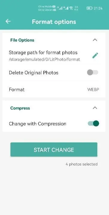 LitPhoto - Compress & Resize - скриншот 3