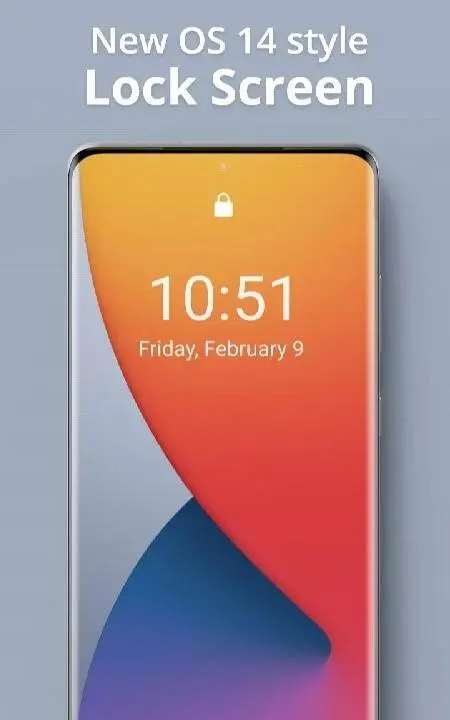 Lock Screen iOS 15 Style - скриншот 1