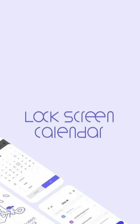 LockScreen Calendar - Schedule - скриншот 2