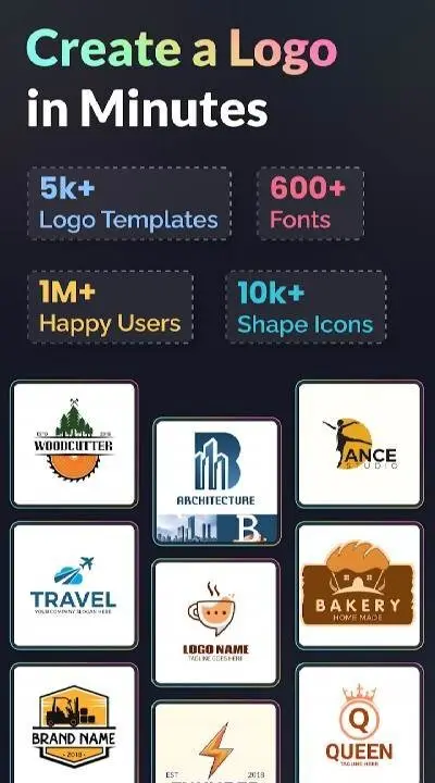 Logo Maker: Logo Creator - скриншот 1