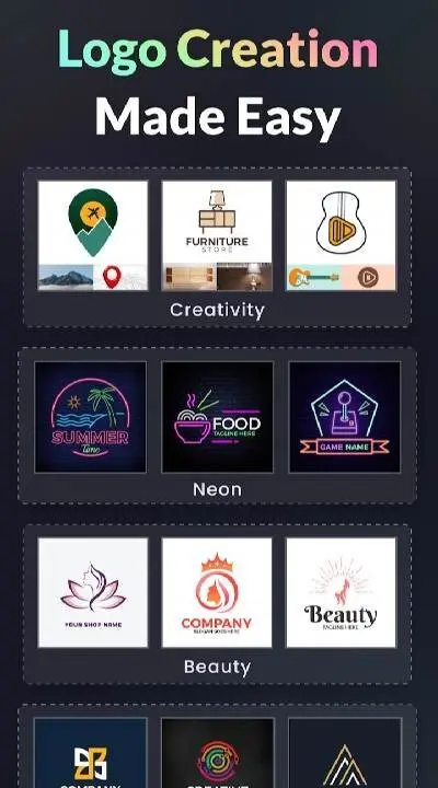 Logo Maker: Logo Creator - скриншот 2