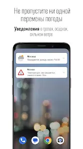 Прозрачные часы погоды Pro - скриншот 1