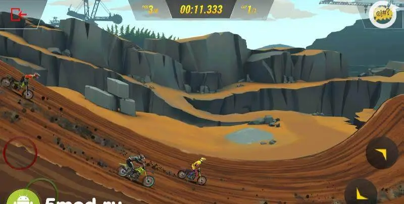 Mad Skills Motocross 3 - скриншот 1