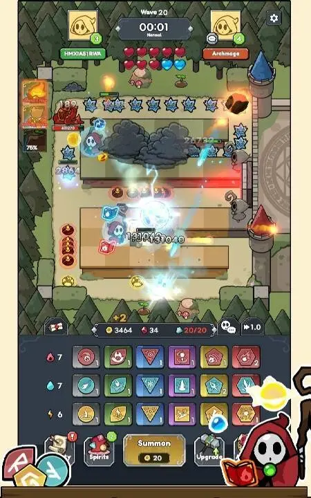 Magic Defense: Co-op Wizard TD - скриншот 2