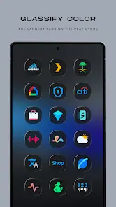 Glassify Color Icons - скриншот 1