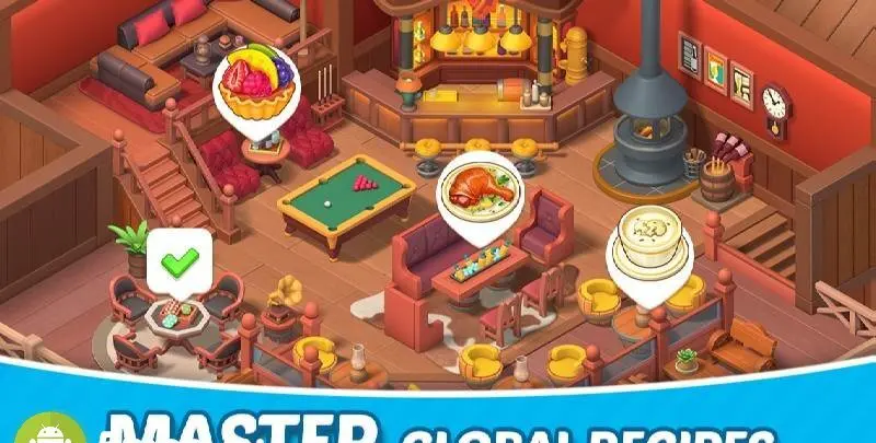 Merge Cooking:Theme Restaurant - скриншот 3