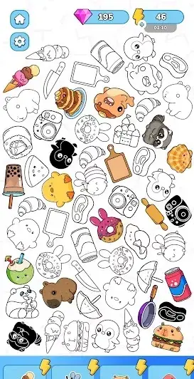 Merge Sticker Playbook 2D - скриншот 1