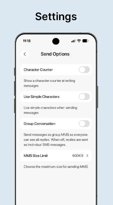 Messages - SMS/MMS OS26 - скриншот 4