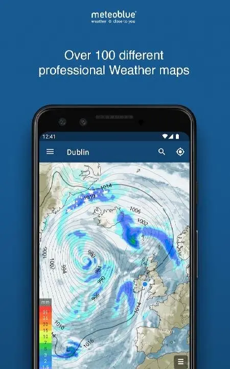 meteoblue weather & maps Cirrus Uncinus - скриншот 4