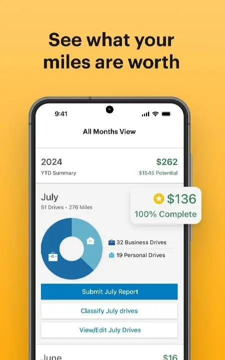 Mileage Tracker & Log - MileIQ - скриншот 4