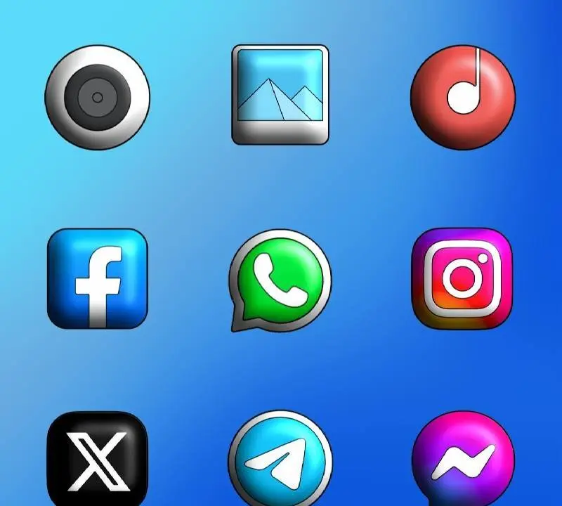 MiOS 3D - Icon Pack - скриншот 2