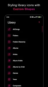 Proxima - Poweramp Skin - скриншот 3