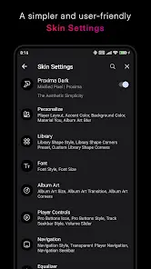 Proxima - Poweramp Skin - скриншот 7