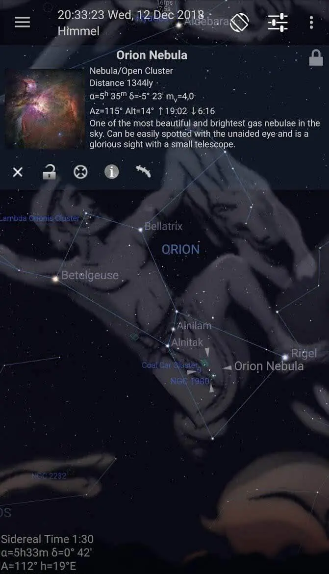 Mobile Observatory Pro - Astronomy - скриншот 1