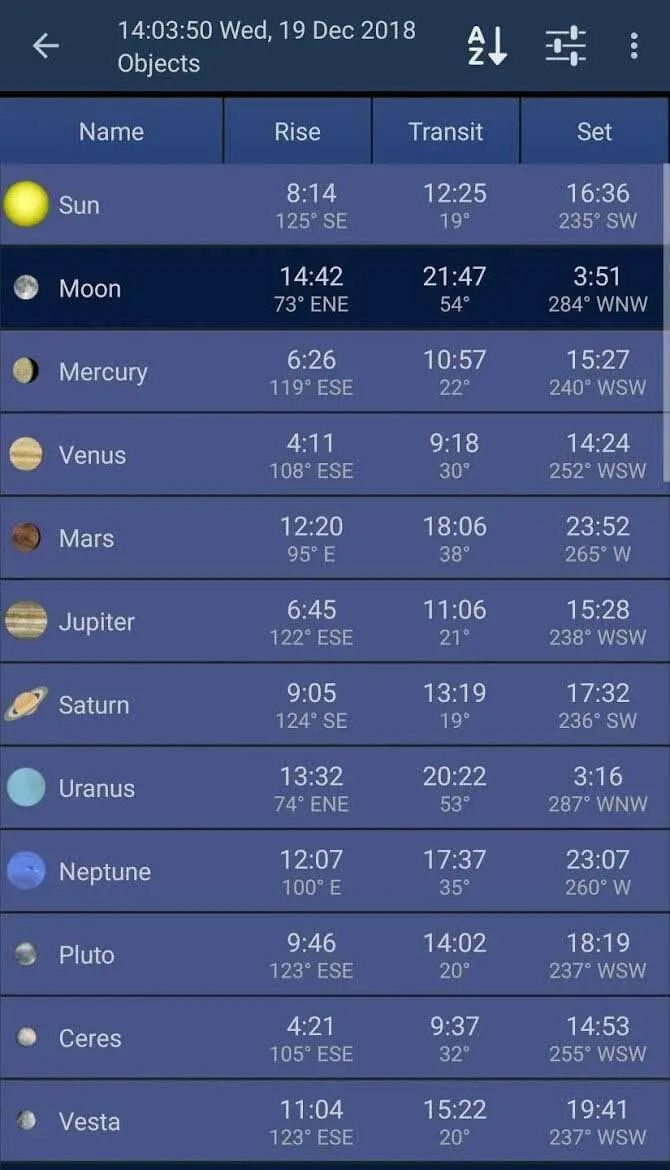 Mobile Observatory Pro - Astronomy - скриншот 2