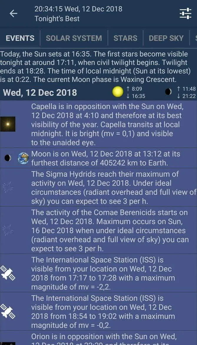Mobile Observatory Pro - Astronomy - скриншот 3