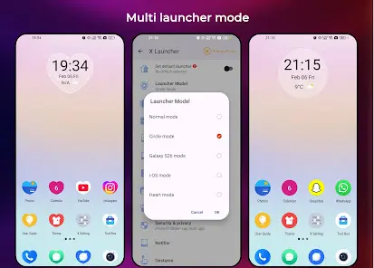 X Launcher - Model x launcher - скриншот 1