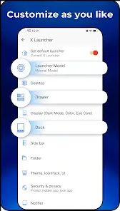 X Launcher - Model x launcher - скриншот 4