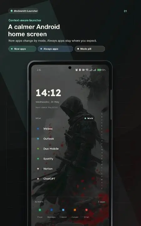 Modesmith Minimal Launcher - скриншот 1