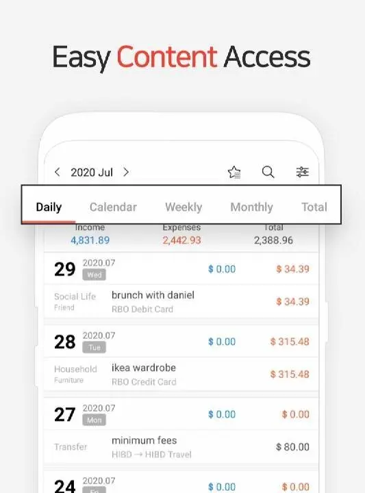 Money Manager Expense & Budget - скриншот 2