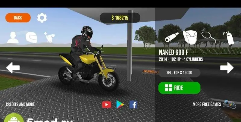 Moto Wheelie 3D - скриншот 3