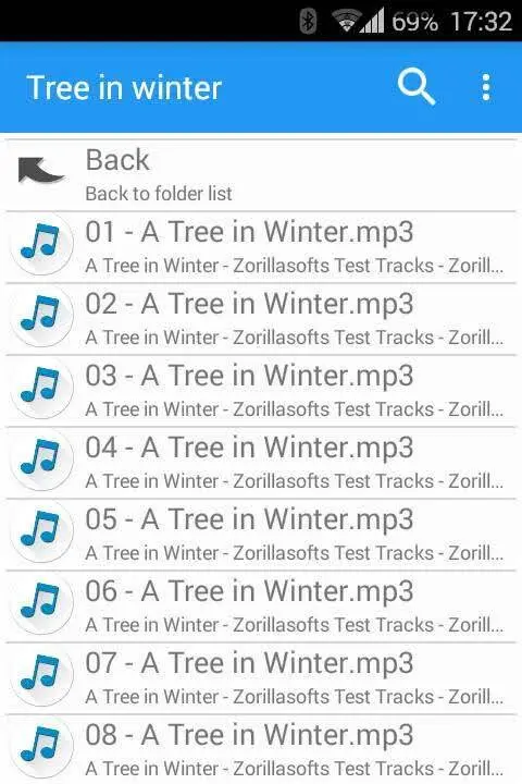 Music Folder Player Full - скриншот 4