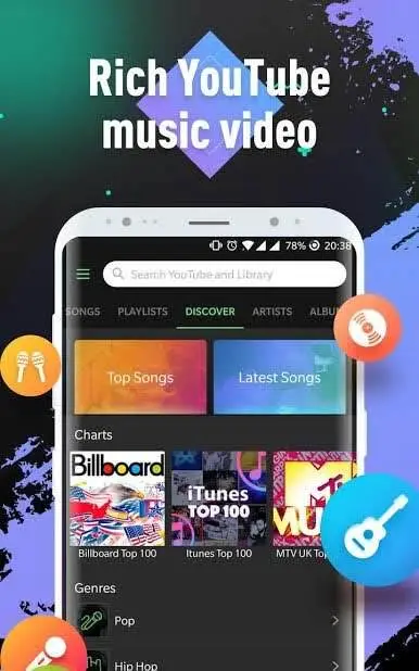 Music Player by Lark Player - скриншот 1
