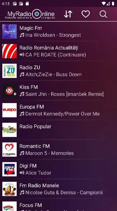My Radio Online - RO - România - скриншот 1
