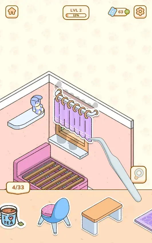 My Sticker Room: Декор Комнаты - скриншот 3