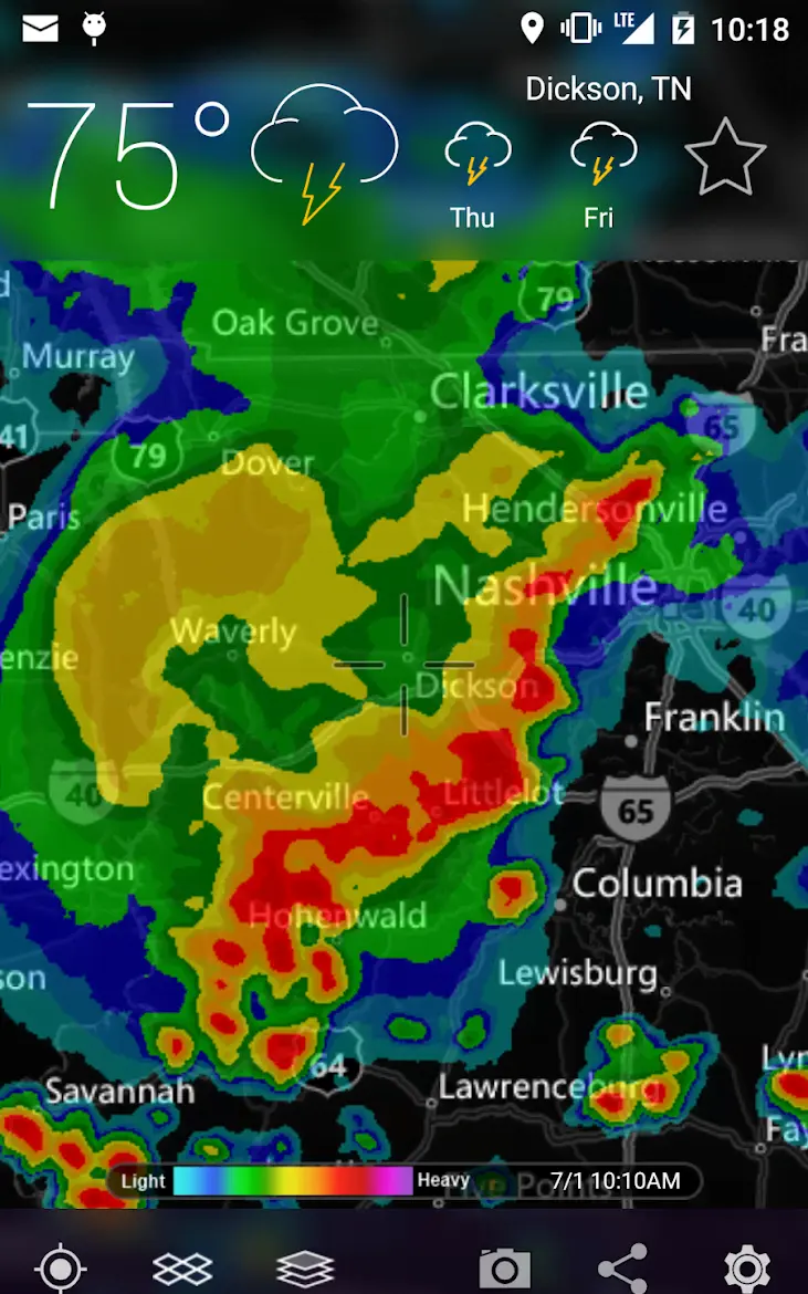 MyRadar Weather Radar - скриншот 1