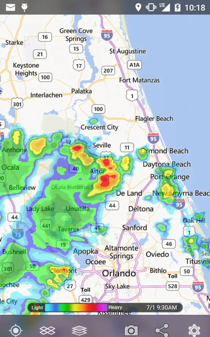 MyRadar Weather Radar - скриншот 2